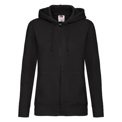Premium Hooded Sweatshirt Jacket Lady-Fit | Fruit of the Loom Miniaturansicht