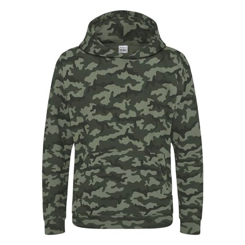 Kids Camo Hoodie Kapuzenpullover | Just Hoods Miniaturansicht