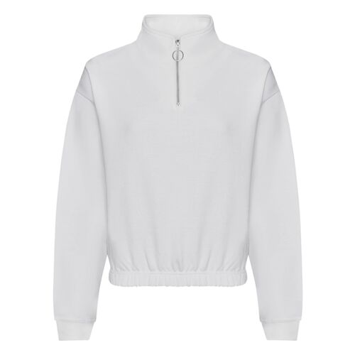 Women´s Cropped 1/4 Zip Sweatshirt | Just Hoods Miniaturansicht