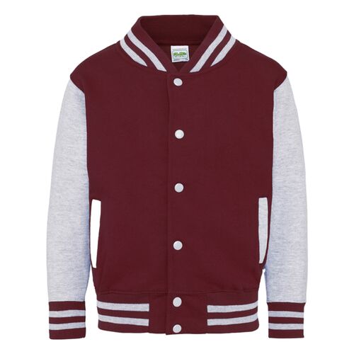 Kids Varsity Jacket | Just Hoods Miniaturansicht