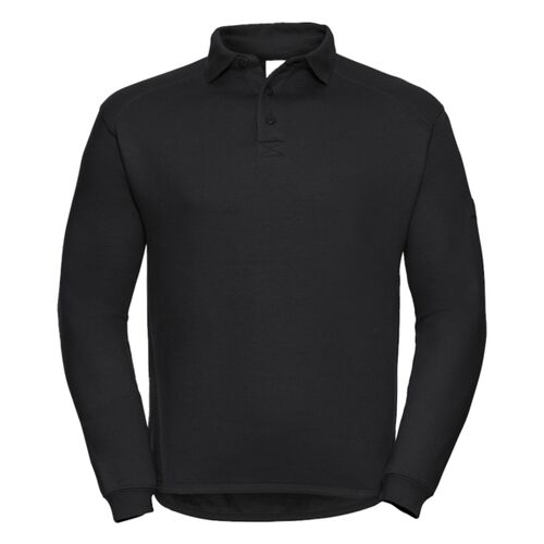 Workwear-Sweatshirt mit Kragen und Knopfleiste | Russell Miniaturansicht