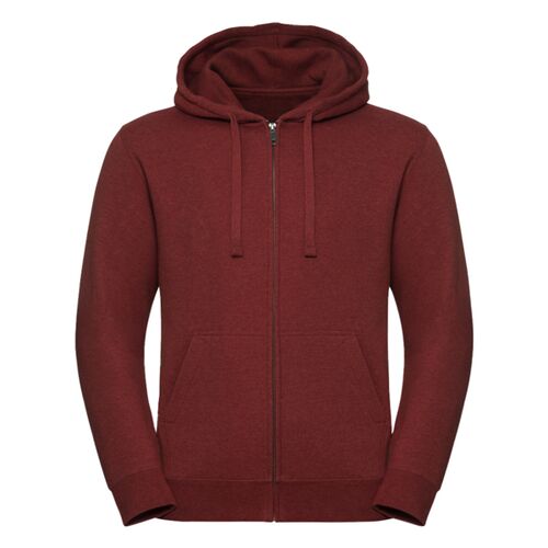 Men`s Authentic Melange Zipped Hood Sweat | Russell Miniaturansicht